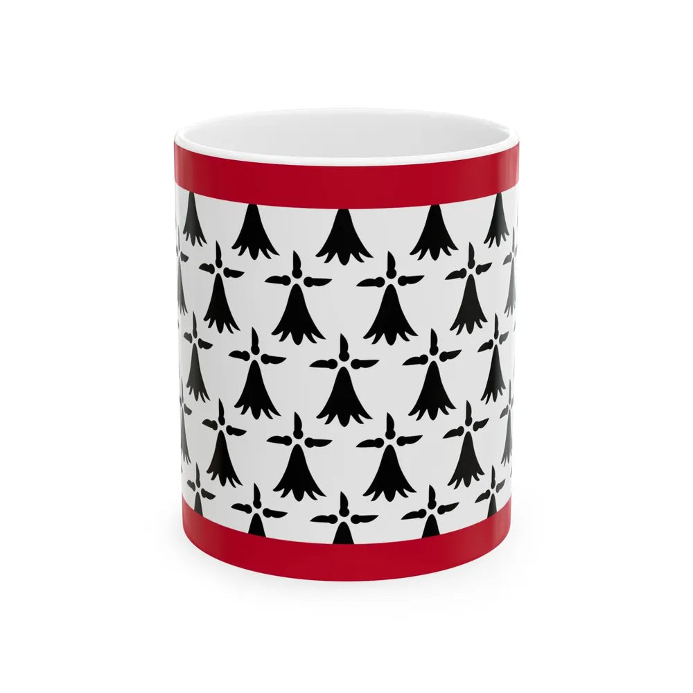 Flag of Limousin France - White Coffee Mug-11oz-Go Mug Yourself