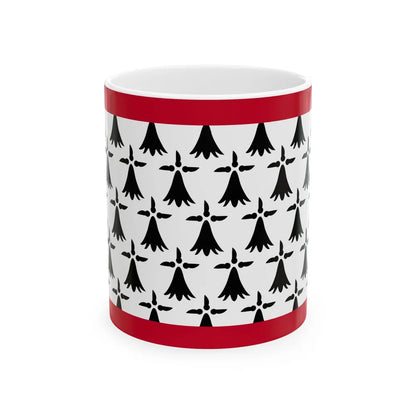 Flag of Limousin France - White Coffee Mug-11oz-Go Mug Yourself