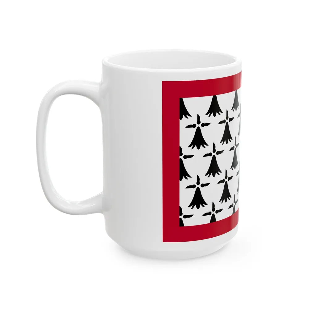 Flag of Limousin France - White Coffee Mug-Go Mug Yourself