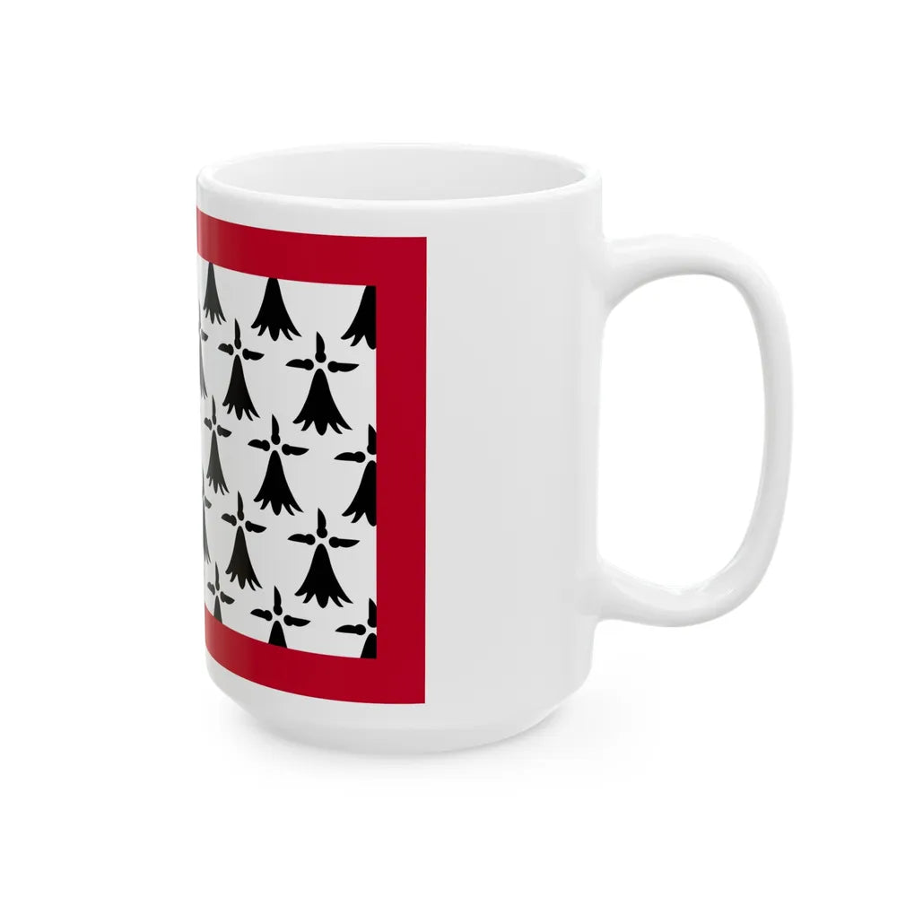 Flag of Limousin France - White Coffee Mug-Go Mug Yourself