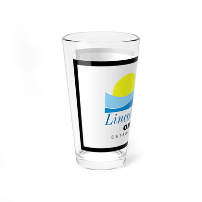 Flag of Lincoln County Oregon (United States) Pint Glass 16oz - Go Mug Yourself