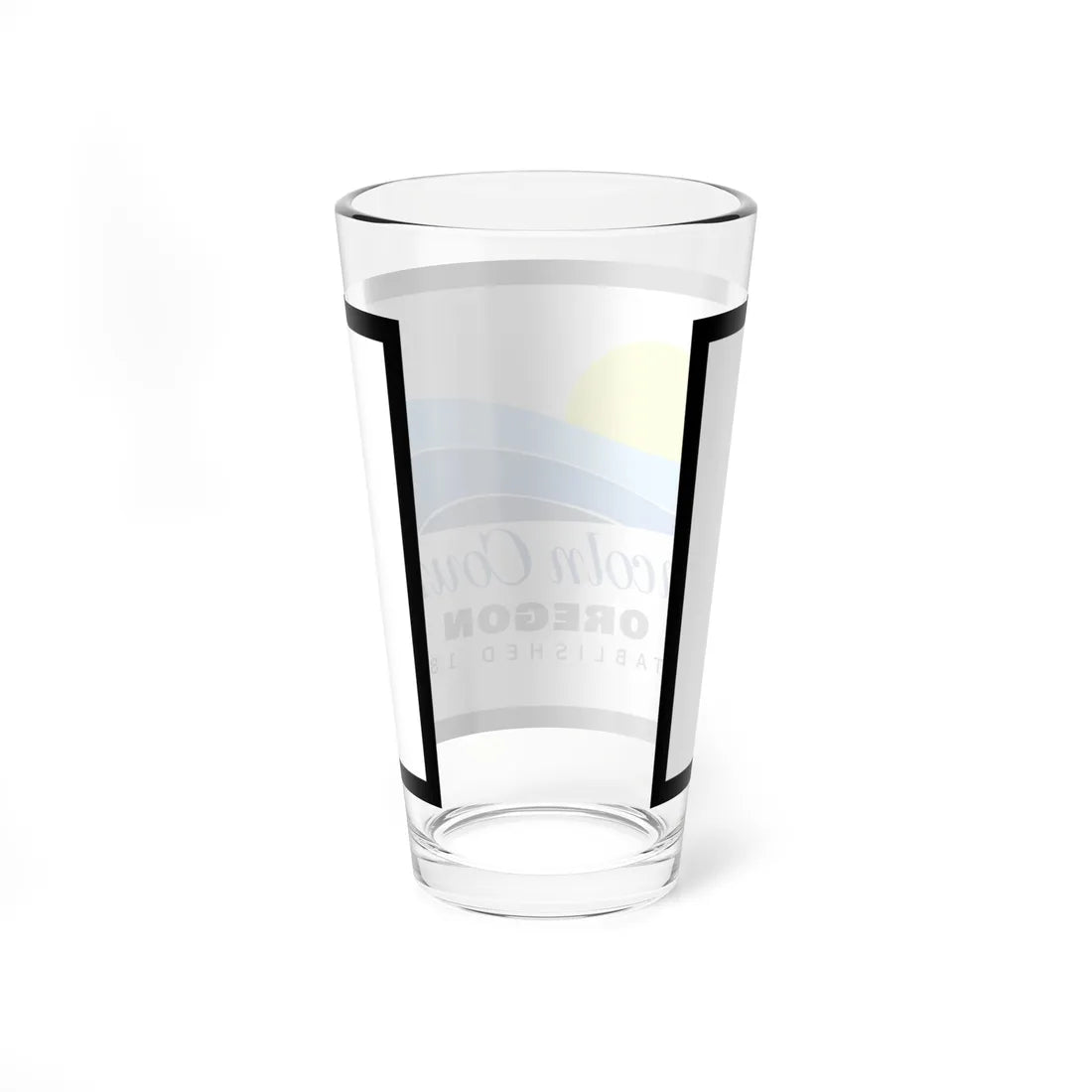Flag of Lincoln County Oregon (United States) Pint Glass 16oz - Go Mug Yourself