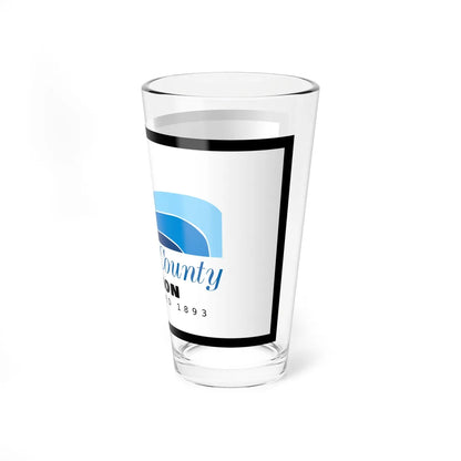 Flag of Lincoln County Oregon (United States) Pint Glass 16oz - Go Mug Yourself