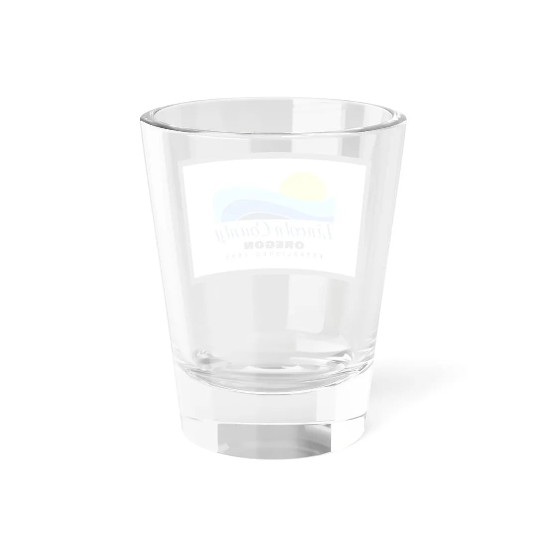Flag of Lincoln County Oregon (United States) Shot Glass 1.5oz - Go Mug Yourself