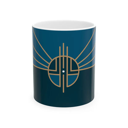 Flag of Lincoln Nebraska 2022 (United States) White Coffee Mug 11oz - Go Mug Yourself