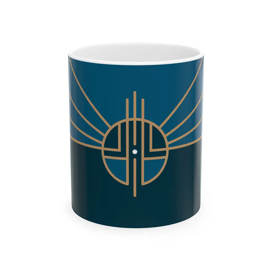 Flag of Lincoln Nebraska 2022 (United States) White Coffee Mug 11oz - Go Mug Yourself