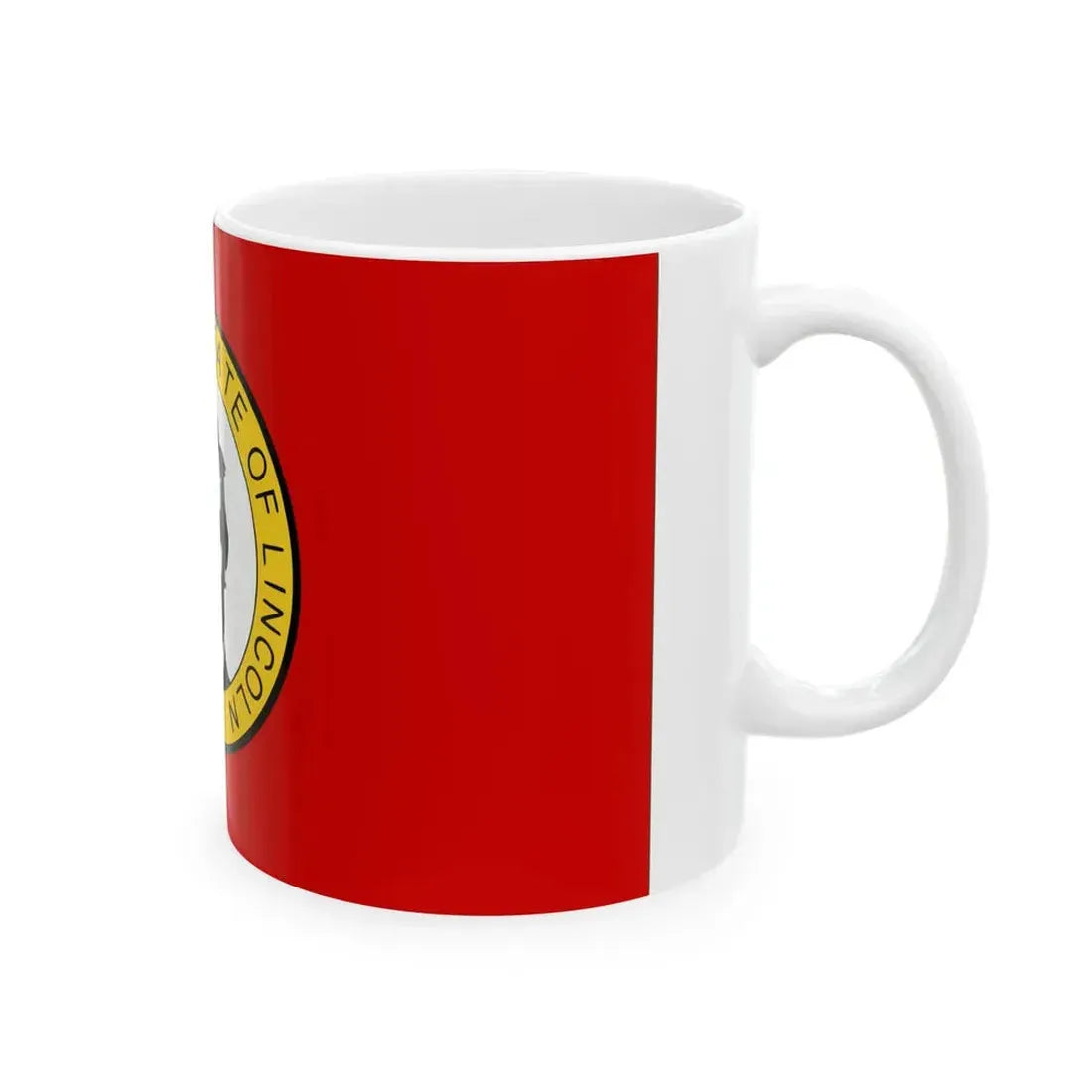 Flag of Lincoln State (United States) White Coffee Mug - Go Mug Yourself