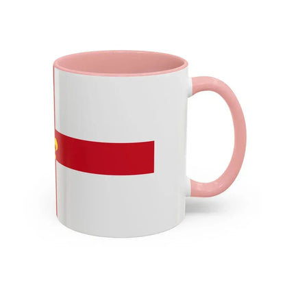 Flag of Lincoln UK - Accent Coffee Mug - Go Mug Yourself