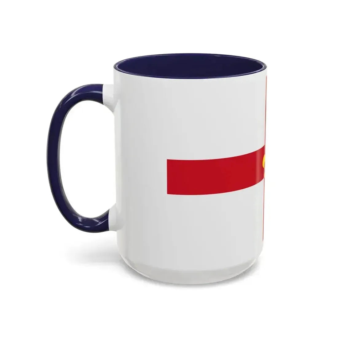 Flag of Lincoln UK - Accent Coffee Mug - Go Mug Yourself
