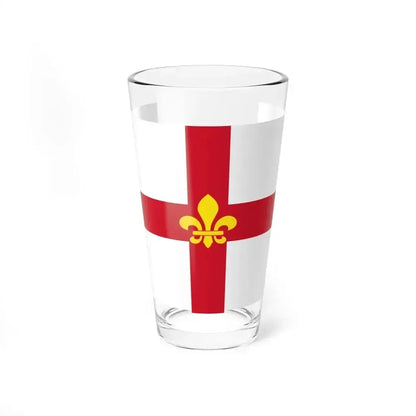 Flag of Lincoln UK - Pint Glass 16oz 16oz - Go Mug Yourself