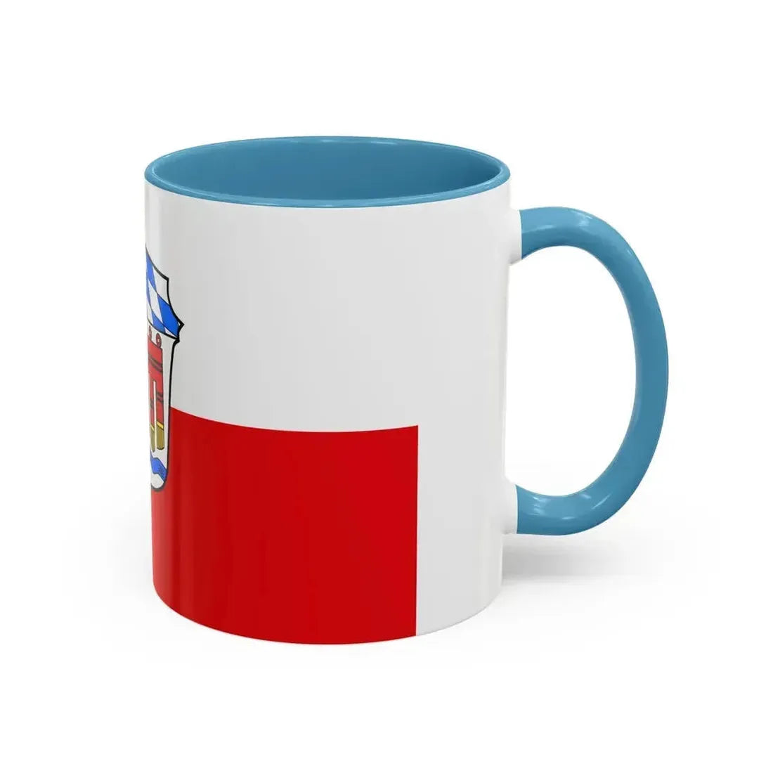 Flag of Lindau Germany - Accent Coffee Mug - Go Mug Yourself