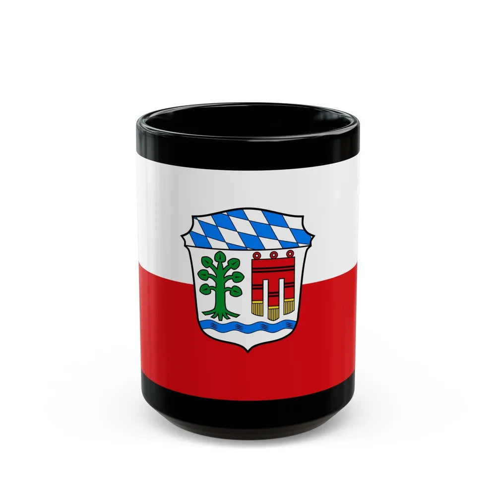 Flag of Lindau Germany - Black Coffee Mug-15oz-Go Mug Yourself