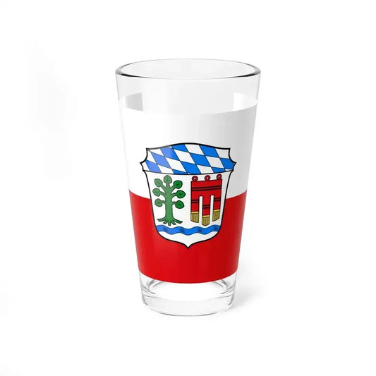 Flag of Lindau Germany - Pint Glass 16oz 16oz - Go Mug Yourself