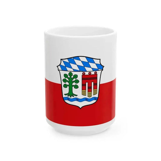 Flag of Lindau Germany - White Coffee Mug 15oz - Go Mug Yourself