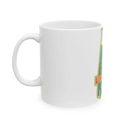 Flag of Lineville Alabama (United States) White Coffee Mug - Go Mug Yourself
