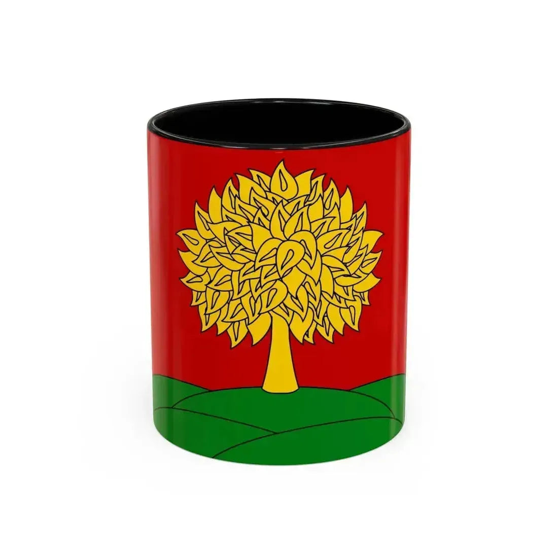 Flag of Lipetsk Oblast Russia - Accent Coffee Mug 11oz Black - Go Mug Yourself