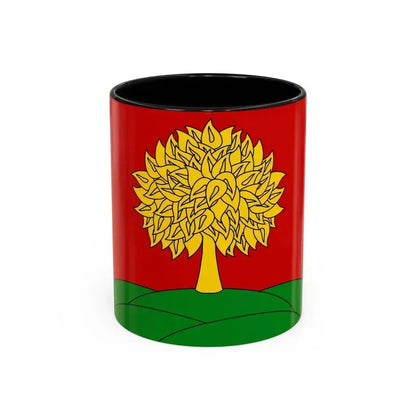 Flag of Lipetsk Oblast Russia - Accent Coffee Mug 11oz Black - Go Mug Yourself