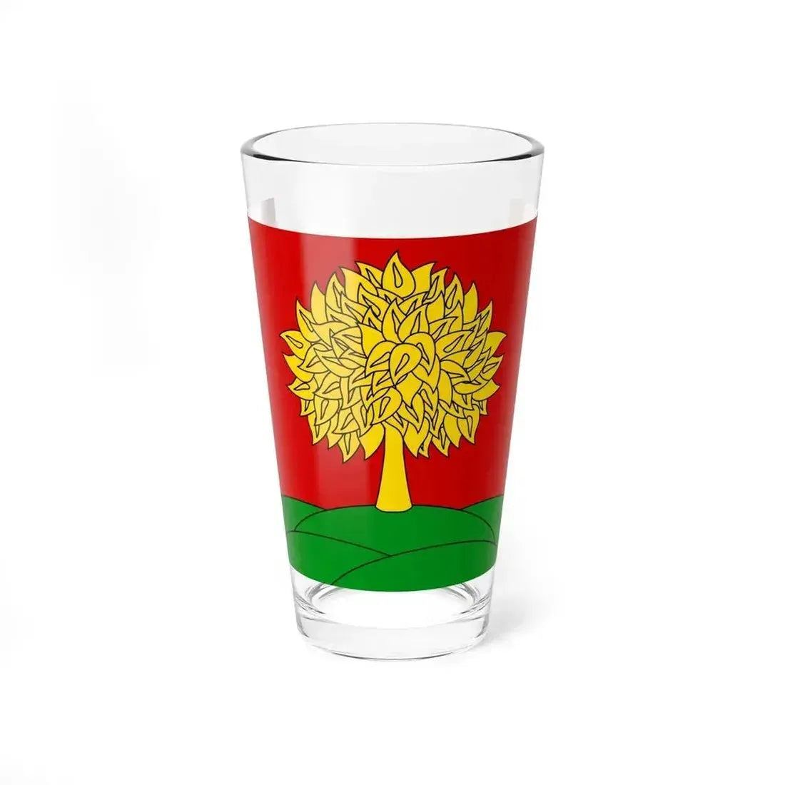 Flag of Lipetsk Oblast Russia - Pint Glass 16oz 16oz - Go Mug Yourself