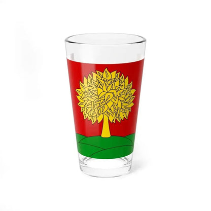 Flag of Lipetsk Oblast Russia - Pint Glass 16oz 16oz - Go Mug Yourself