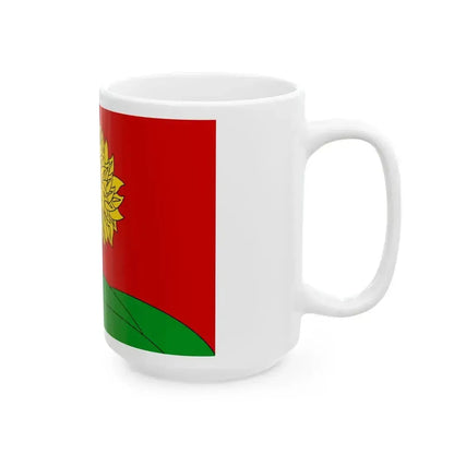 Flag of Lipetsk Oblast Russia - White Coffee Mug - Go Mug Yourself