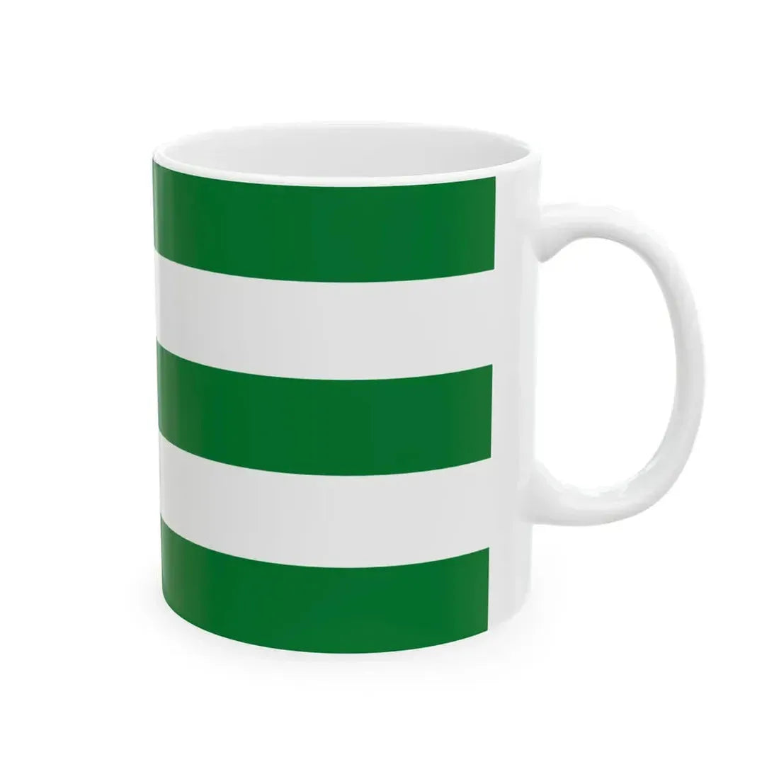 Flag of Lipkovo Municipality North Macedonia (North Macedonia) White Coffee Mug - Go Mug Yourself