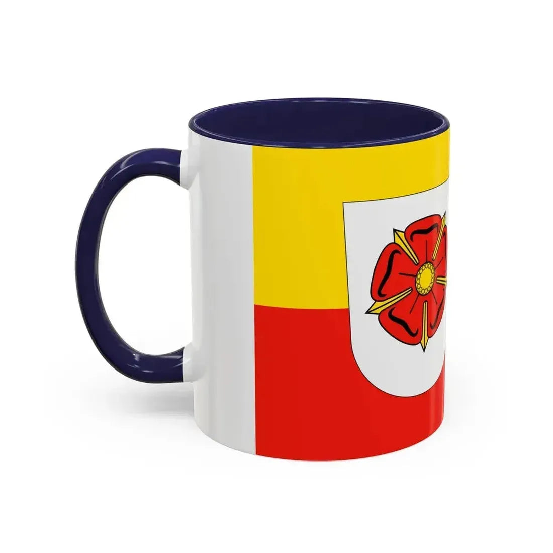 Flag of Lippe Germany - Accent Coffee Mug - Go Mug Yourself