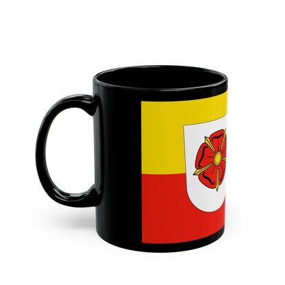 Flag of Lippe Germany - Black Coffee Mug-Go Mug Yourself