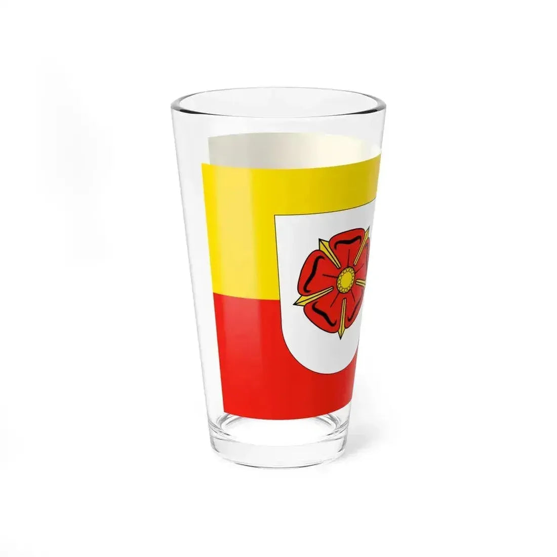 Flag of Lippe Germany - Pint Glass 16oz - Go Mug Yourself