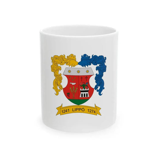 Flag of Lippo (Hungary) White Coffee Mug 11oz - Go Mug Yourself