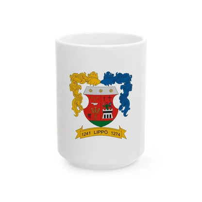 Flag of Lippo (Hungary) White Coffee Mug 15oz - Go Mug Yourself