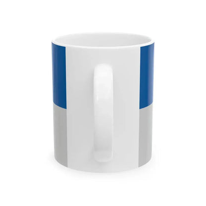 Flag of Lispeszentadorjan (Hungary) White Coffee Mug - Go Mug Yourself