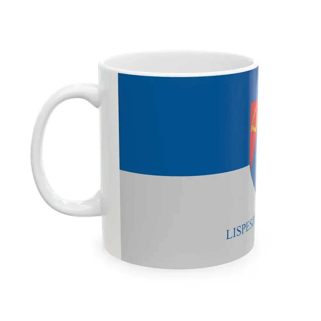 Flag of Lispeszentadorjan (Hungary) White Coffee Mug - Go Mug Yourself