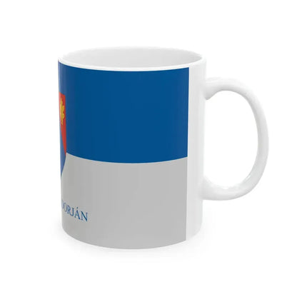 Flag of Lispeszentadorjan (Hungary) White Coffee Mug - Go Mug Yourself