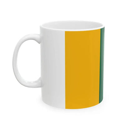 Flag of Lithuania colums (Lithuania) White Coffee Mug - Go Mug Yourself