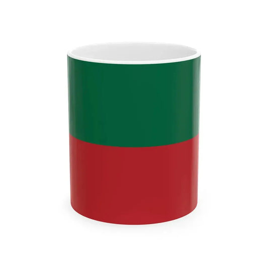 Flag of Lithuania during the Vilnius Conference (Lithuania) White Coffee Mug 11oz - Go Mug Yourself