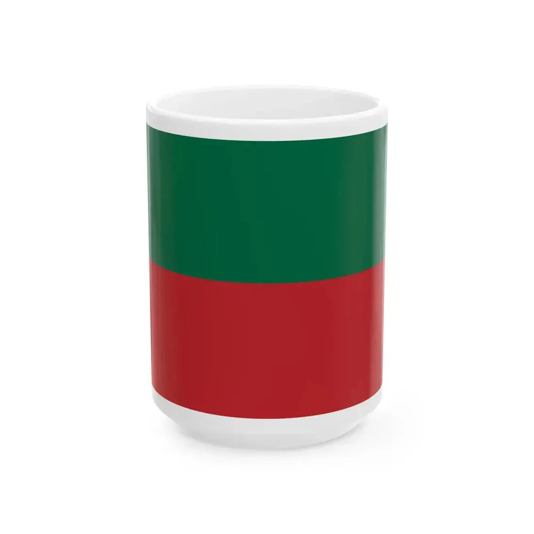 Flag of Lithuania during the Vilnius Conference (Lithuania) White Coffee Mug 15oz - Go Mug Yourself