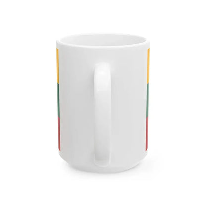 Flag of Lithuania (Lithuania) White Coffee Mug - Go Mug Yourself
