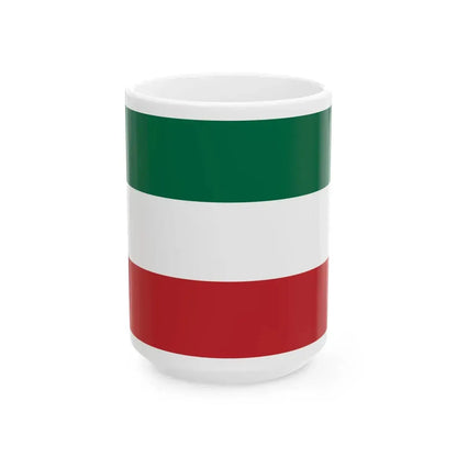 Flag of Lithuania Minor (Lithuania) White Coffee Mug 15oz - Go Mug Yourself