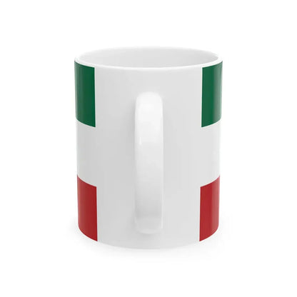Flag of Lithuania Minor (Lithuania) White Coffee Mug - Go Mug Yourself