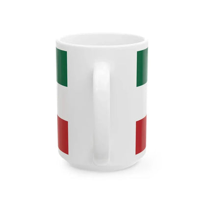 Flag of Lithuania Minor (Lithuania) White Coffee Mug - Go Mug Yourself