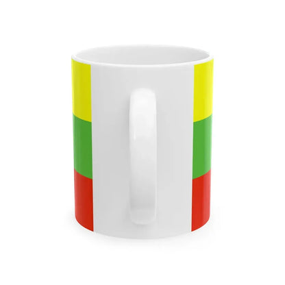 Flag of Lithuania WFB 2000 (Lithuania) White Coffee Mug - Go Mug Yourself
