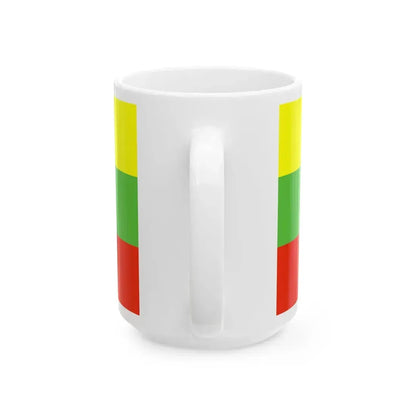 Flag of Lithuania WFB 2000 (Lithuania) White Coffee Mug - Go Mug Yourself