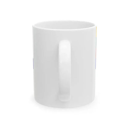 Flag of Lithuania yacht clubs until 1940 (Lithuania) White Coffee Mug - Go Mug Yourself