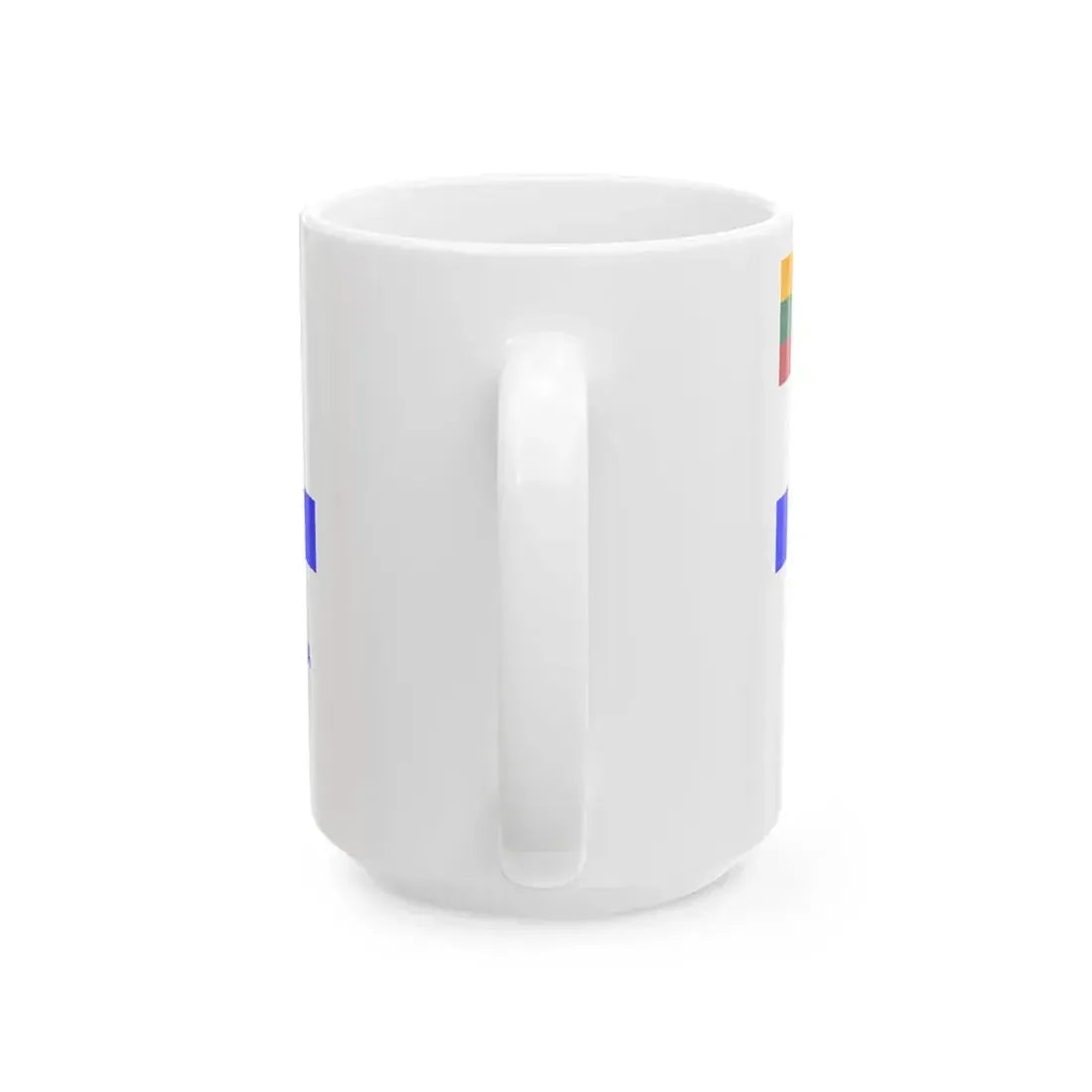 Flag of Lithuanian Sea Scout obverse (Lithuania) White Coffee Mug - Go Mug Yourself