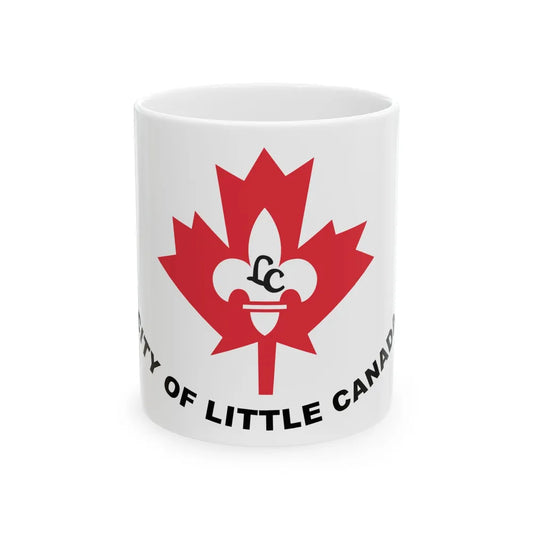 Flag of Little Canada Minnesota (United States) White Coffee Mug 11oz - Go Mug Yourself
