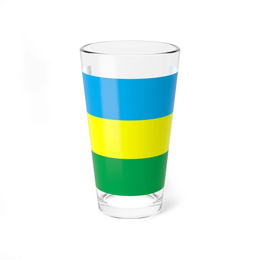 Flag of Liubeshiv raion (Ukraine) Pint Glass 16oz 16oz - Go Mug Yourself