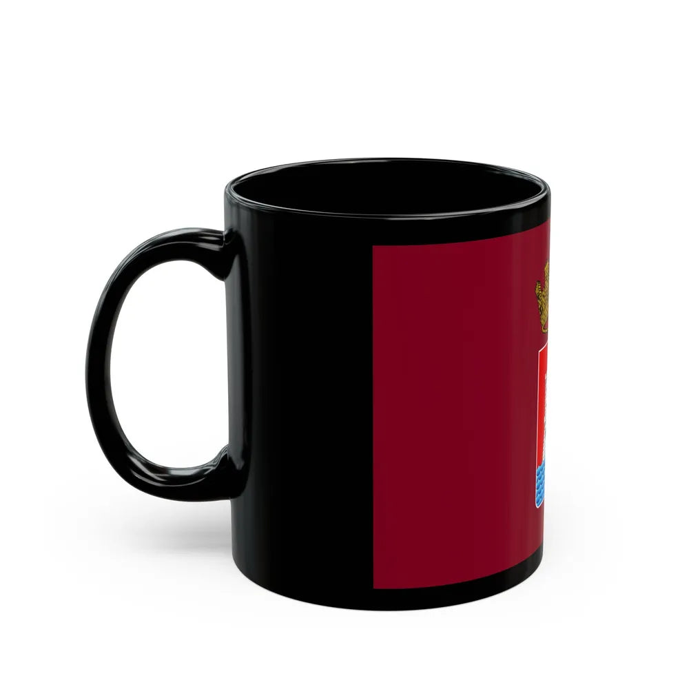 Flag of Livorno Italy - Black Coffee Mug-Go Mug Yourself