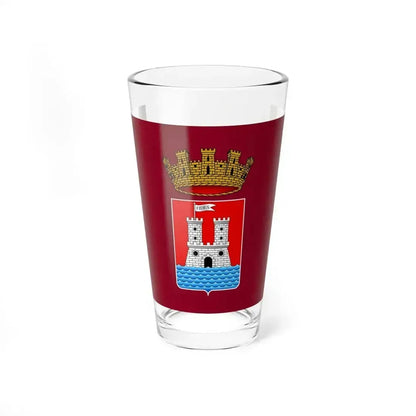 Flag of Livorno Italy - Pint Glass 16oz 16oz - Go Mug Yourself