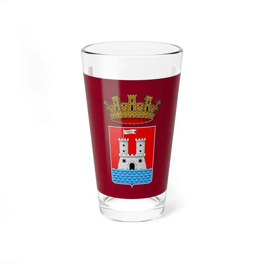Flag of Livorno Italy - Pint Glass 16oz 16oz - Go Mug Yourself