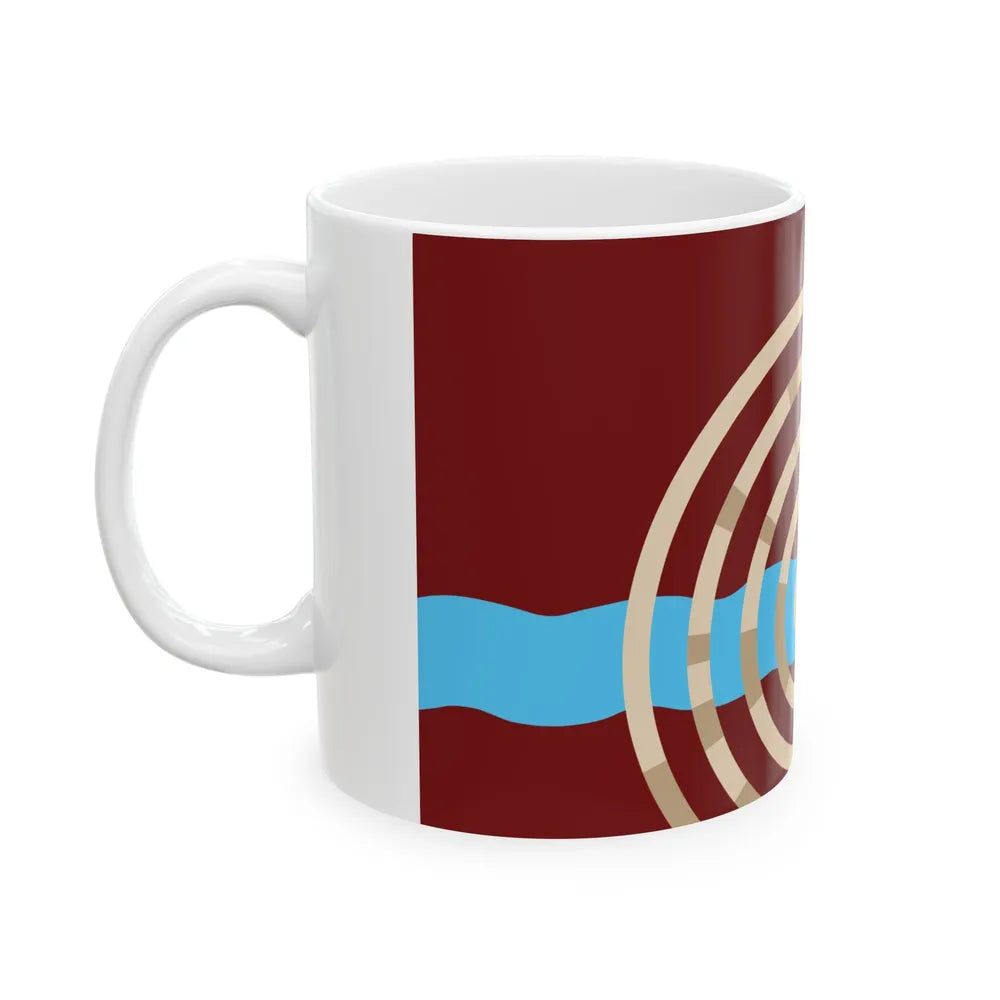 Flag of Lockport Illinois (United States) White Coffee Mug - Go Mug Yourself